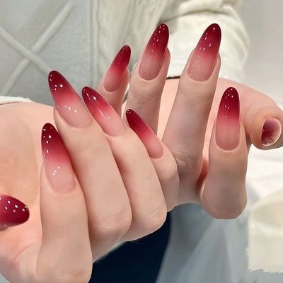 【チップ長さ出し】10本Lサイズ　カラーグラ・ミラー