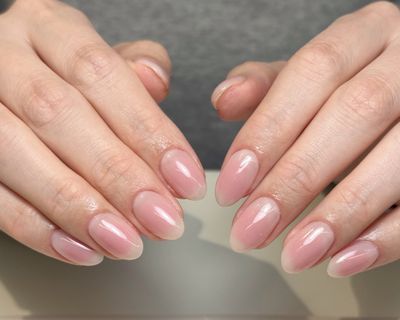 ♡ワンホンチークネイル💅