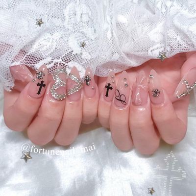 🎀ハンドワンホンガーリーちゅるん120分持ち込みネイル🎀