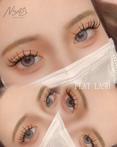 🦋《モチ&ボリューム重視》Wフラットラッシュ140束　🦋
