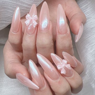 ✅ネイルチップ10本長さ出し＋マグネット＋ミラー💝