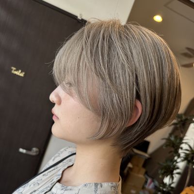 似合わせ小顔カット➕マイクロバブルマーブ