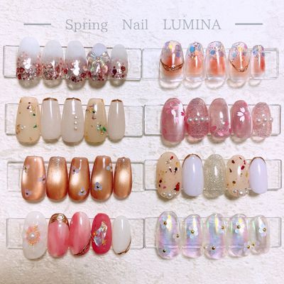 【季節ネイル】春ネイル🌸オフがある方はオフ無料✨