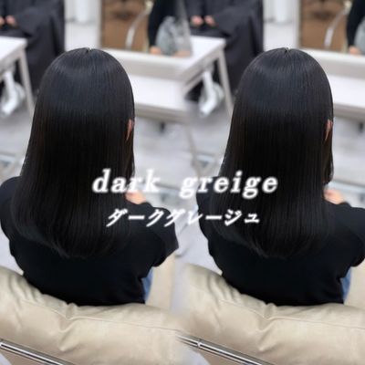 カラー＋縮毛卒業トリートメント🤍