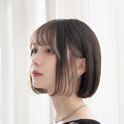 髪質に合わせた乾かすだけでまとまるボブ
