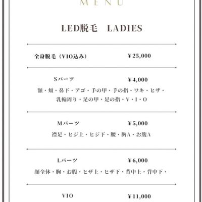 MパーツLED脱毛