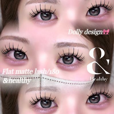 🩶&Healthy🩶【下がりまつ毛改善⟡.·】フラット120本＋まつ毛パーマ🫧