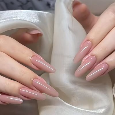 ハンドチップ長さだし+ワンカラー/ラメグラ¥8980