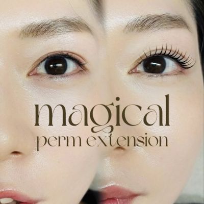 マジカルパーマエクステ🪄120本まで💫他店オフ/トリートメント/アイシャンプー付