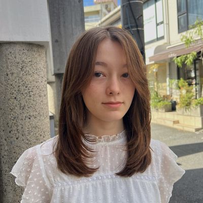 🪐1日3人限定50%offクーポン🪐カット＋透明感カラー+オリジナルトリートメン