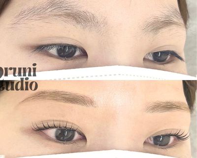 一気に垢抜け✨似合わせ美眉スタイリングWax＋韓国束感まつげパーマセット🇰🇷💕