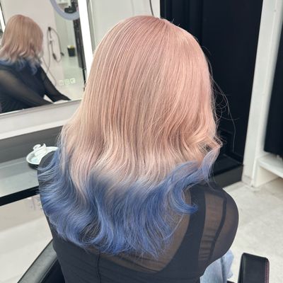 全頭エフェクトケア2回ブリーチカラー