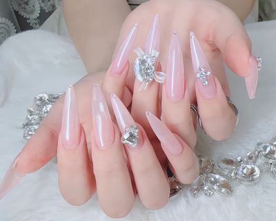 今月の大人気！【チップ長さだし】オーロラネイル¥12980円