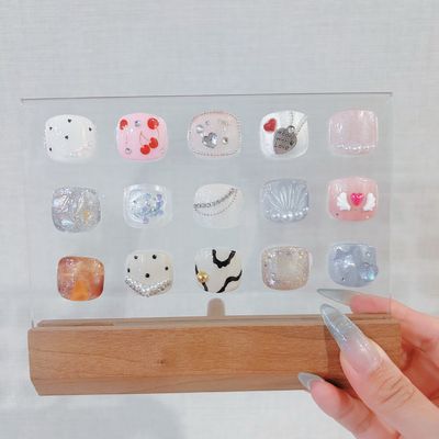 フット親指アート