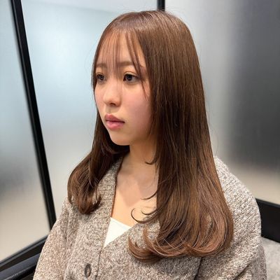 ブリーチなしダブルカラー＋ケアカラー¥16000→¥14000