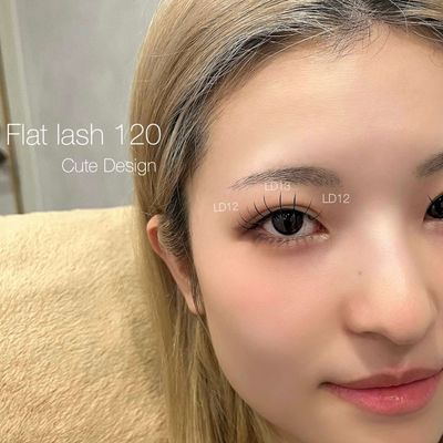 【セットメニュー🎀】アイブロウwax➕フラットラッシュ120本