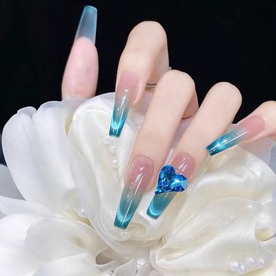 マグネットフレンチネイル+人気パーツ2本♪¥8580