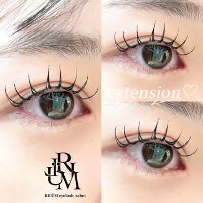 高級毛質マツエク100本＋フラットラッシュ使用🪽＋束間コーティング付き✨