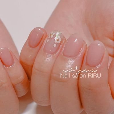 【オフィス向け◎】上品シンプル★好印象ナチュラル定額Aコース♪甘皮ケア付