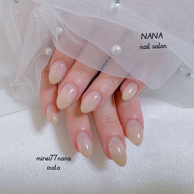 美フォルムワンカラー•ラメグラデーション