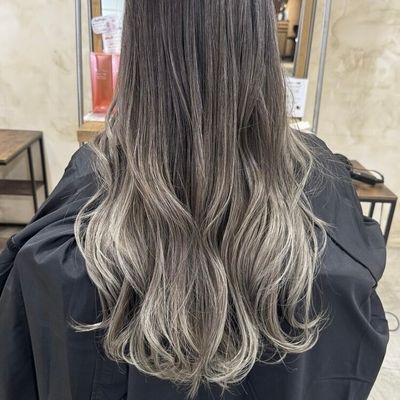 大人気カットカラーグラデーションカラーケラチンTR
