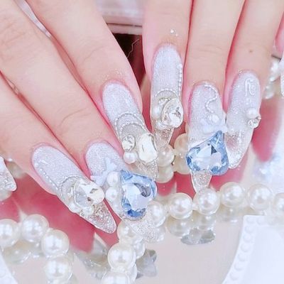 【人気No.1】長さだし10本＋持ち込みデザイン120分｜ワンホン・韓国ネイル