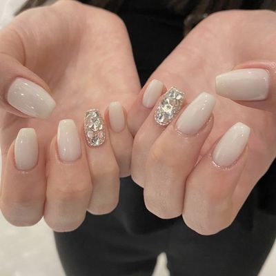 【ハンド】✨ワンカラー➕埋め尽くし2本¥6580