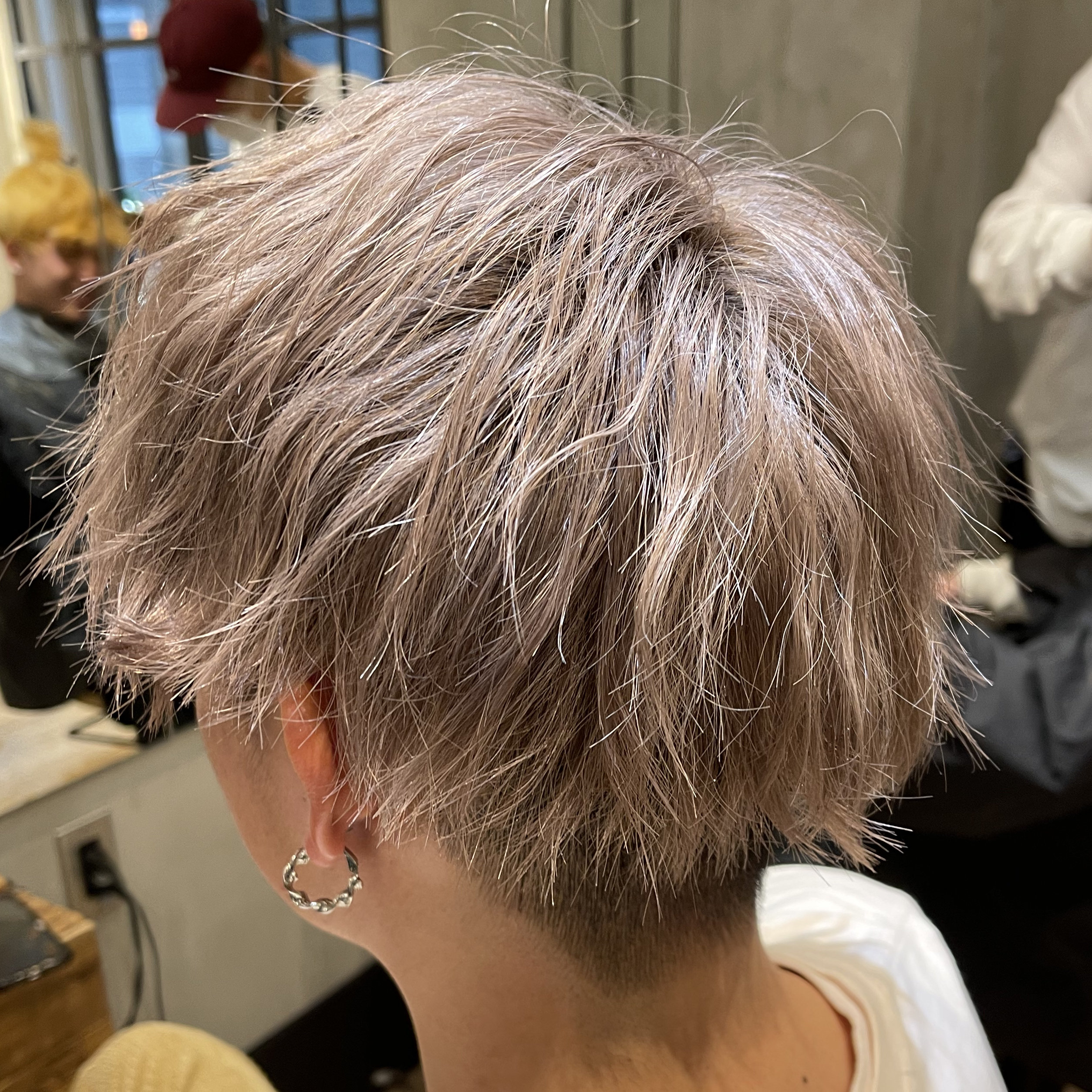 メンズカット+ケアブリーチWカラー&最新3STEPトリートメント