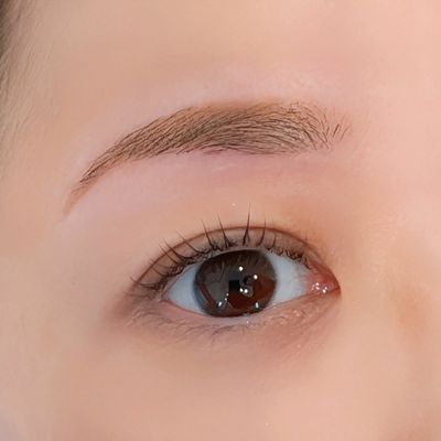 アイブロウスタイリング＋まつげパーマ上