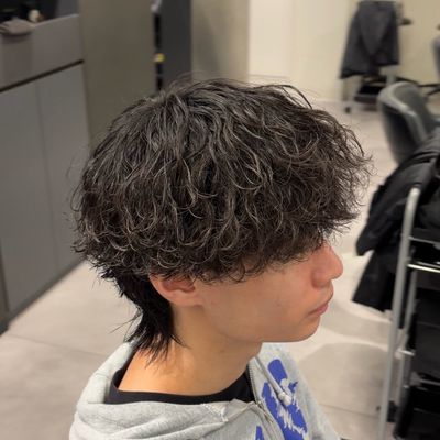 メンズカット＋パーマ