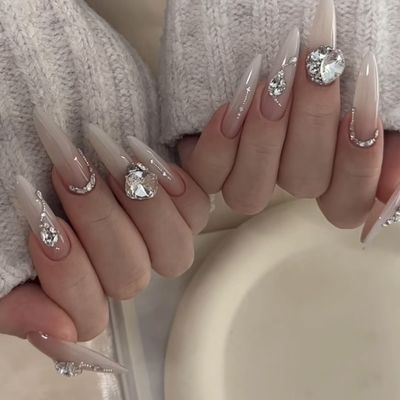 10本チップ長さだしワンカラー/グラデーションパーツ付け放題