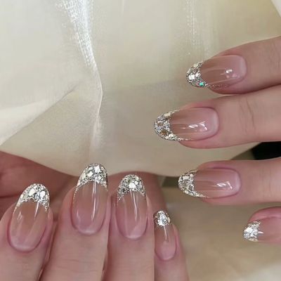 【自爪】★上品なガラスフレンチ