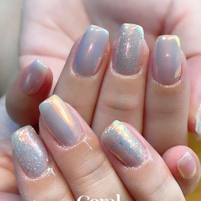 【シンプル】ちゅるちゅるジェルアート💅🏻