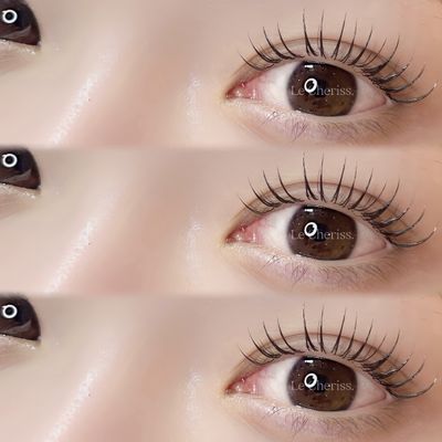 【人気No.2】自然に盛れるパリエク100本《まつげパーマ+フラットラッシュ》