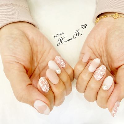 モコモコツィードネイル