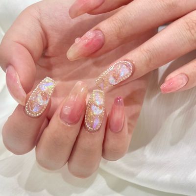 peach nail🍑
