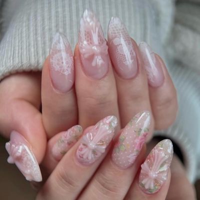 モデル練習・持ち込みデザインつけ放題（再来限定オフ無料🩵）