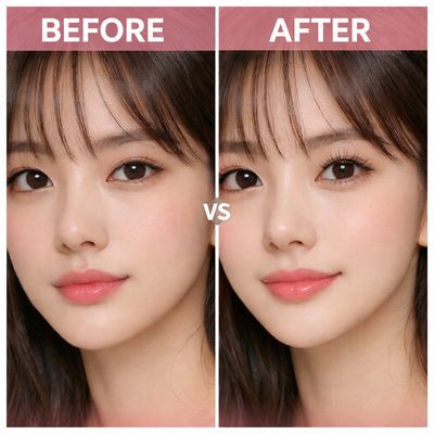 韓国風束感＋濃さが出る【まつげパーマ＋ティント仕上げ】