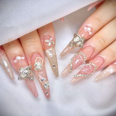 【ロング/スーパーロングスカルプ & 10本アート付け放題】 