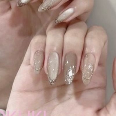 ★最新チップ長さだし 【ぷるマグ】ミラー/オローラ/パーツストーン10粒まで