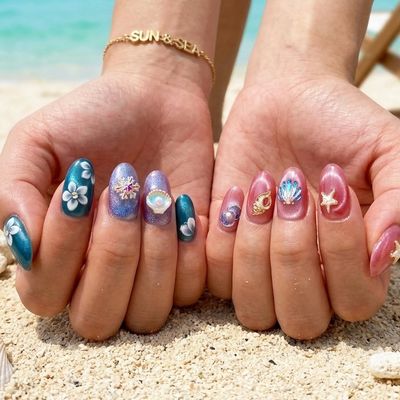 【夏季限定】Summer Design nail♪