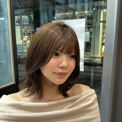 【❣️2番人気❣️】小顔カット➕髪質改善カラー➕クイックトリートメント🪽🤍