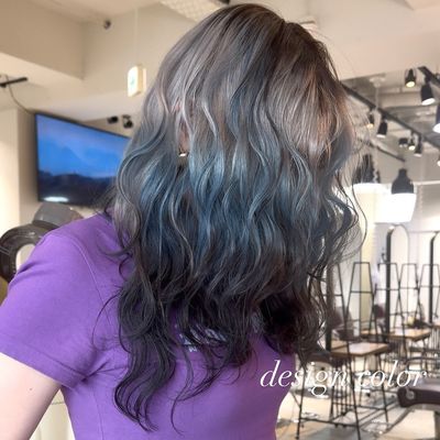 【💜ご新規様限定💛】🔳カット➕デザインカラー(ブリーチあり)➕トリートメント🔳