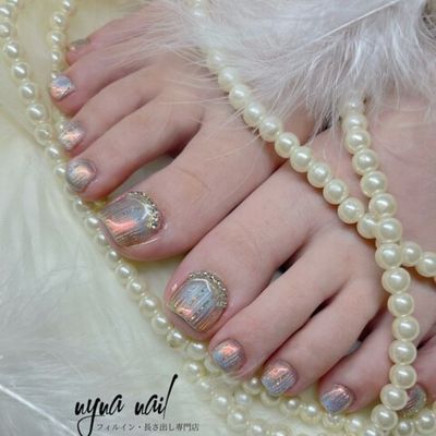 (foot)【ジェル・定額】シンプルデザイン・アート2～4本
