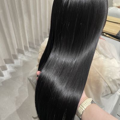 〖🎀Nailie限定価格🪄︎︎〗前髪+顔周りcut+髪質改善Aujua TR ✨️