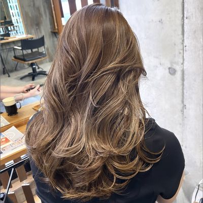 【人気NO.3🖤】白髪ぼかしハイライト＋似合わせカット＋最新トリートメント