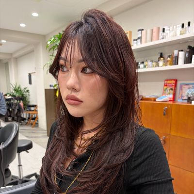 カット＋透明感カラー＋［TOKIOLIMITE・SONQ]＋マイクロバブル