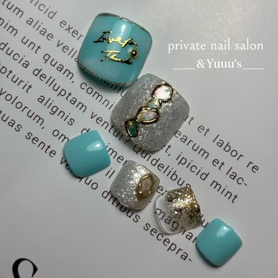 フットネイル6本アート9900円→7920