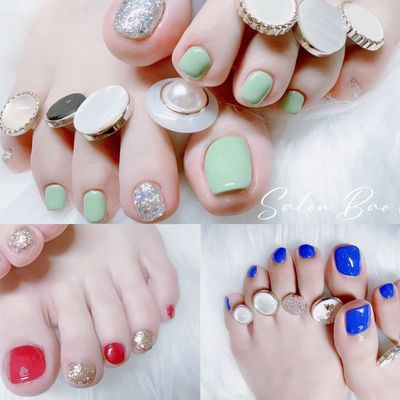 【フット平日限定】細フレンチ(1ラインのみ)+ケア込み