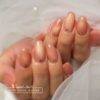 【オフケア込】ワンカラー/ラメグラデーションネイル